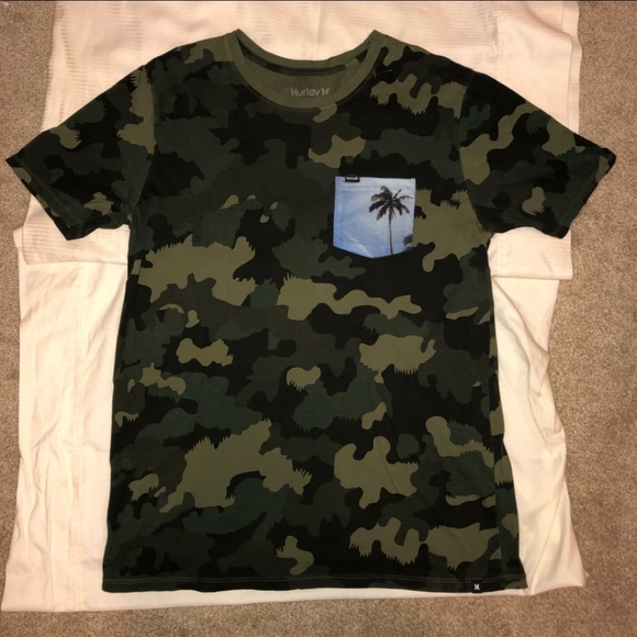 Hurley Other - Sweet Hurley Camo pocket T-shirt! Flawless!